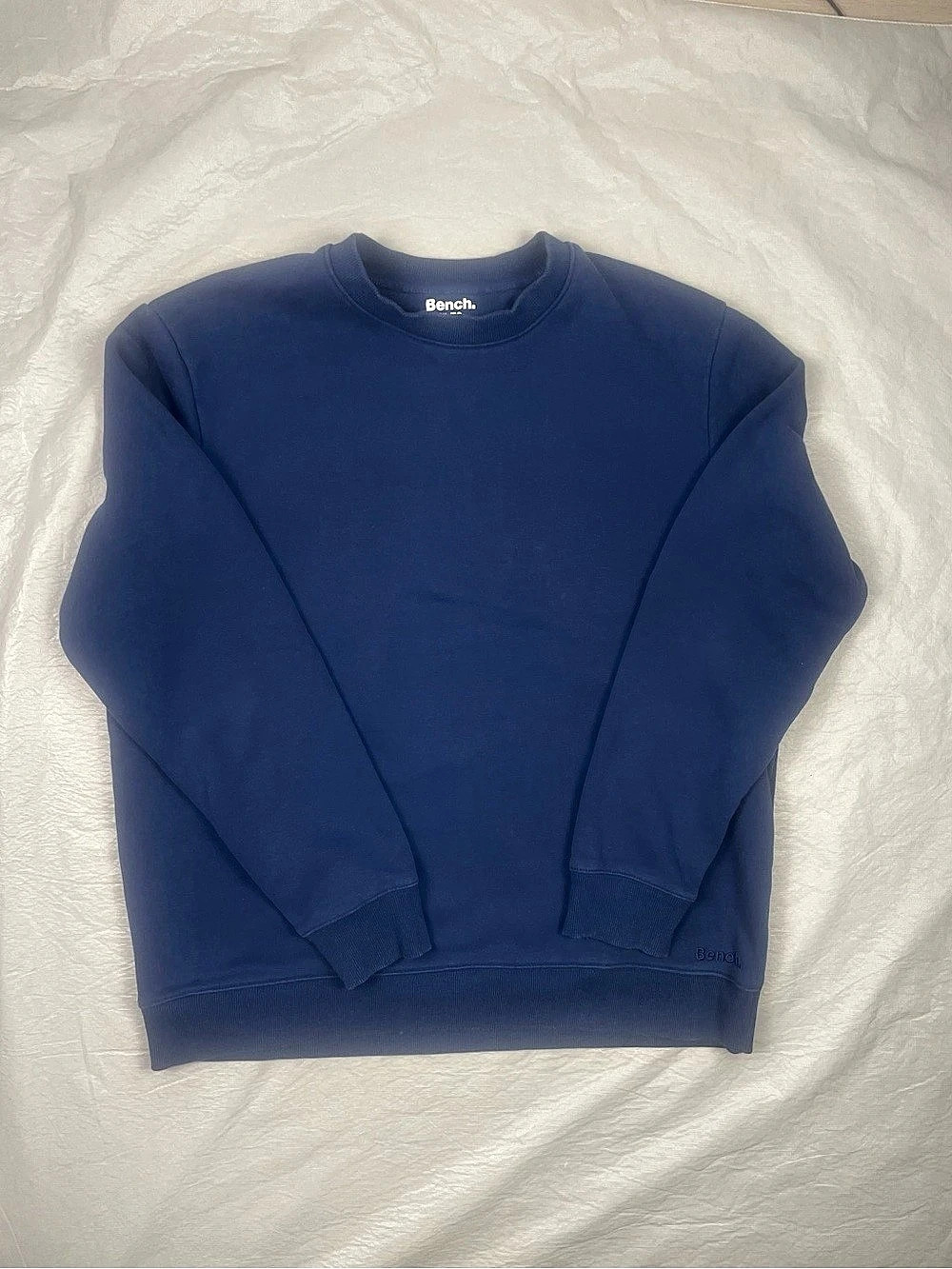 Bench Men's Crew Neck Fleece Sweatshirt Blue XL